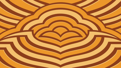 Layered carved plywood wall pattern decorative texture