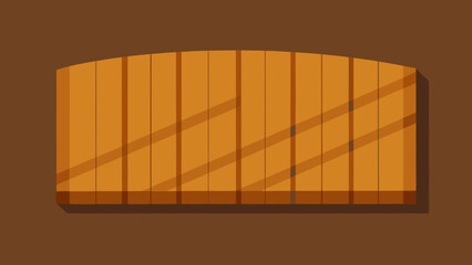 Photorealistic beech plank wall 3d render background