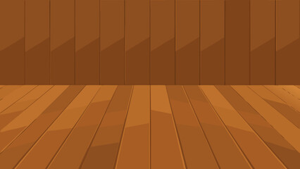 Realistic Walnut Wood Floor Texture Background