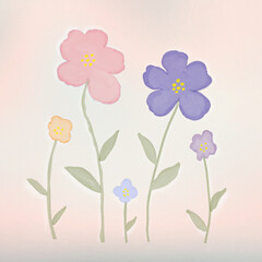 Set watercolor elements of pink roses; collection garden flowers; leaves; branches. Botanic; illustration, eucalyptus; Wedding floral design
