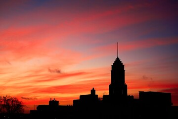 Naklejka premium Palmerston North Day Ending