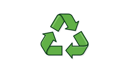 Obraz premium Eco-Friendly Recycling Symbol Promote Sustainability and Environmental Awareness with this Versatile Graphic