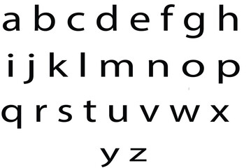 set of vector alphabet