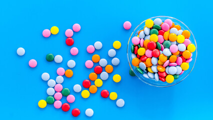 colorful easter candy