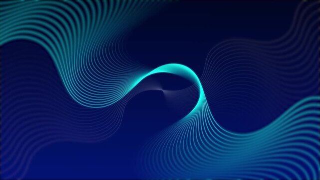 abstract blue wave background
