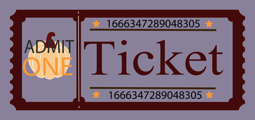 Cute abstract autumn vector coupon illustration