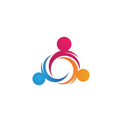 Family care and Community, network social logo