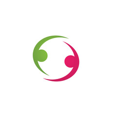 Family care and Community, network social logo