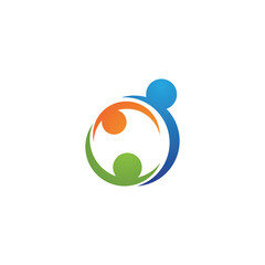 Family care and Community, network social logo