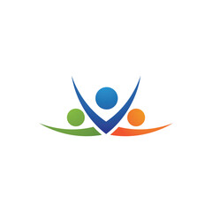 Family care and Community, network social logo