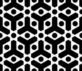 seamless geometric backdound. abstract fabric background