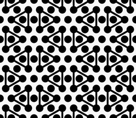 seamless geometric backdound. abstract fabric background
