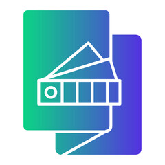 brochure Gradient icon