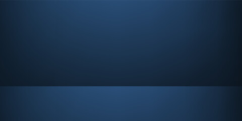 Modern wall studio room blue background for displaying your products art