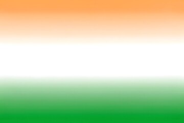 Obraz premium Abstract gradient background inspired by the indian flag colors saffron white and green