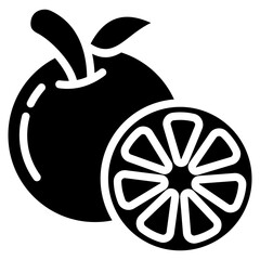 Orange Icon Element For Design