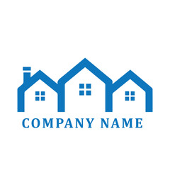 Real estate icon set of house and building vector symbols for property logo design and business illustration