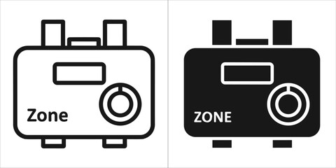 Smart home zone controller icon in vector illustration © JUNAYED STOCK