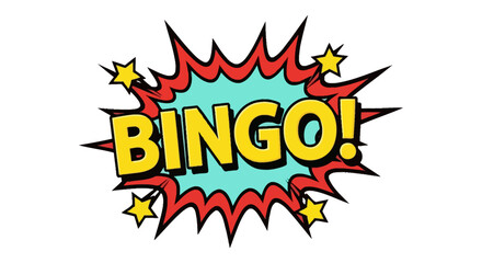 Comic Bingo Starburst Pop