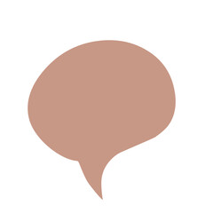 Organic Hand-Drawn Speech Bubble for Communication