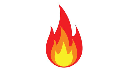 Vibrant flame, a symbol of energy, passion, and the power of fire
