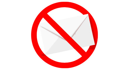 No Mail Prohibition Icon