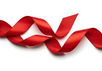 Elegant red ribbon festive christmas backdrop for holidays and celebrations