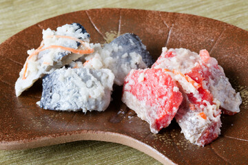 飯寿司（紅鮭とニシン）