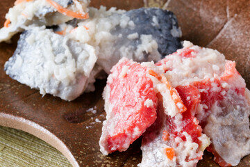 飯寿司（紅鮭とニシン）