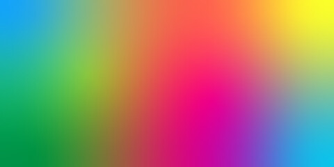 Vibrant pixelated gradient of rainbow colors