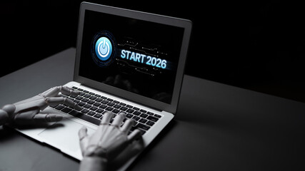 AI powers 2025 innovation with smart activation symbols, strategic planning tools, and futuristic...