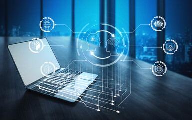 AI assistant with LLM, big data, machine learning, and generative AI powers prompt engineering and...