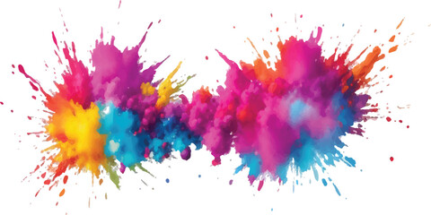 Colorful paint splash explosion vibrant abstract illustration perfect for backgrounds and design elements