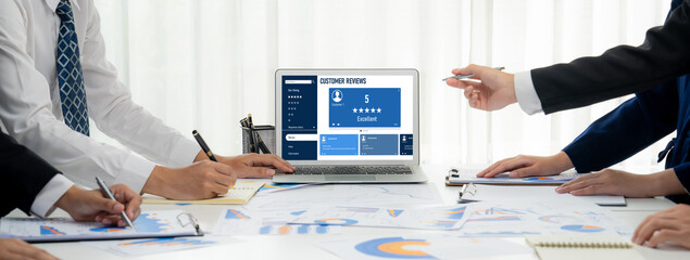 Customer experience and review analysis by brisk computer software for corporate business