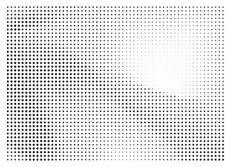 Square Halftone Dot Gradient Pattern – Retro Comic Style Dotted Texture Background for Graphic Design and Print Art