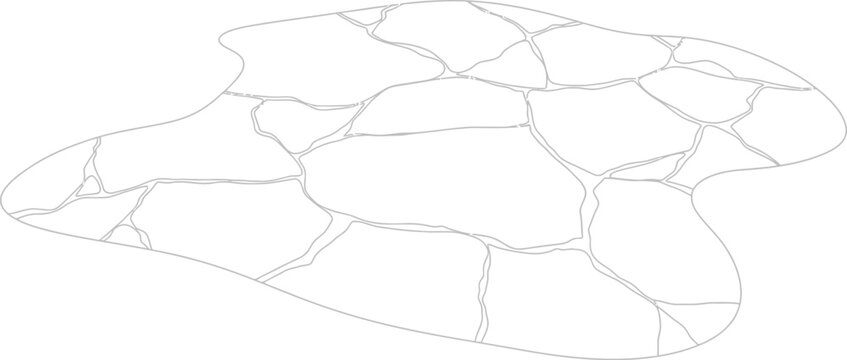 Stone paving pattern irregular texture surface material outdoor garden path