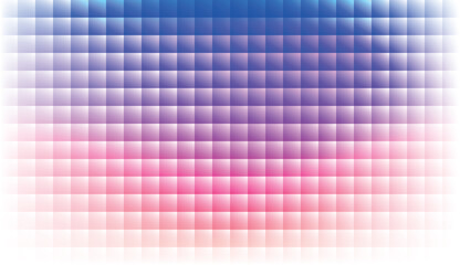 A soft gradient of blue, purple, and pink forms a grid. © Never Look Back