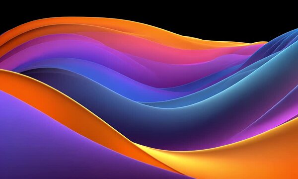 Abstract colorful background with soft waves and subtle gradient transitions creating a dynamic and modern visual texture for design projects and digital art applications