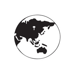 Global travel destination pins