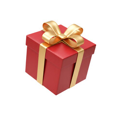 gift box with red ribbon, Christmas gift box, Valentine celebration gift box