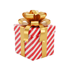 gift box with red ribbon, Christmas gift box, Valentine celebration gift box