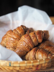 mini coffee croissants