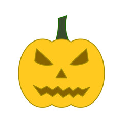 pumpkin colors icon on white background