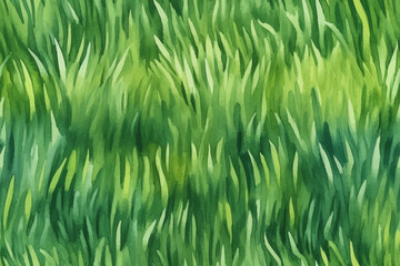 beautiful seamless tiled green grass vector texture for nature and background design concept