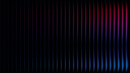 Abstract vertical lines gradient with shades of purple blue and red