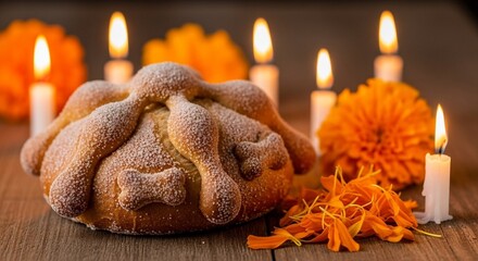 Day of the Dead Bread Altar