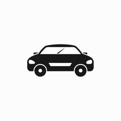  car icon silhoutte vector style template