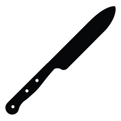 Knife Silhouette Kitchen Cutlery Sharp Blade Tool Cooking Restaurant Chef