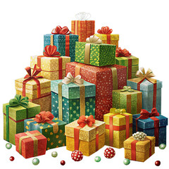 Obraz premium illustration png, christmas gift