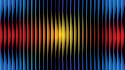 Abstract vibrant colorful wave pattern with gradient and light effects